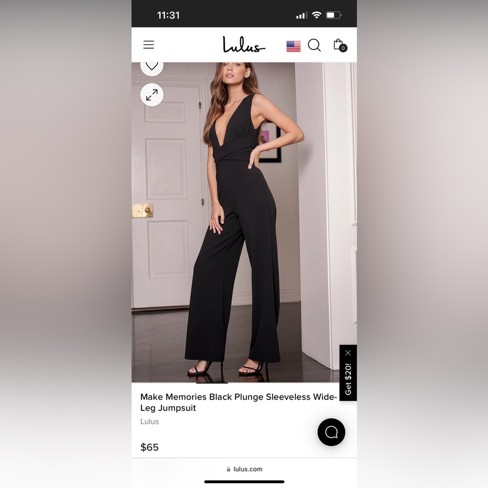 Lulus Black Jumpsuit